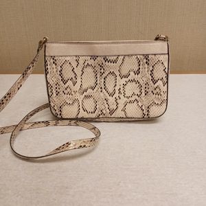 H&M snakeskin crossbody purse
